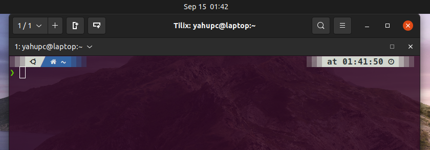 yahupc's tweet photo. Probando #tilix con #zsh + #powerlevel10k en #Ubuntu 😍 https://t.co/AZvjYXQJHC