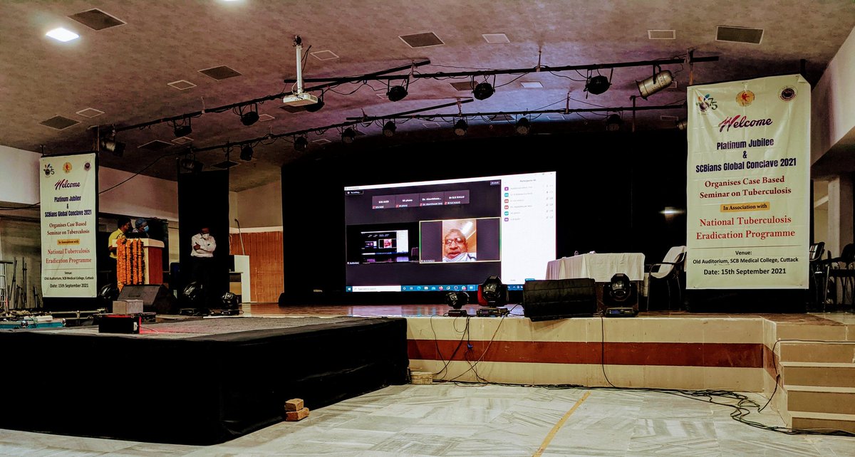 shivaramsingh's tweet photo. Seminar on Tuberculosis on the occasion of Platinum Jubilee &amp; @scb_alumni Global Conclave. #RNTCP @TbDivision @MoHFW_INDIA https://t.co/Rf17P64ArE