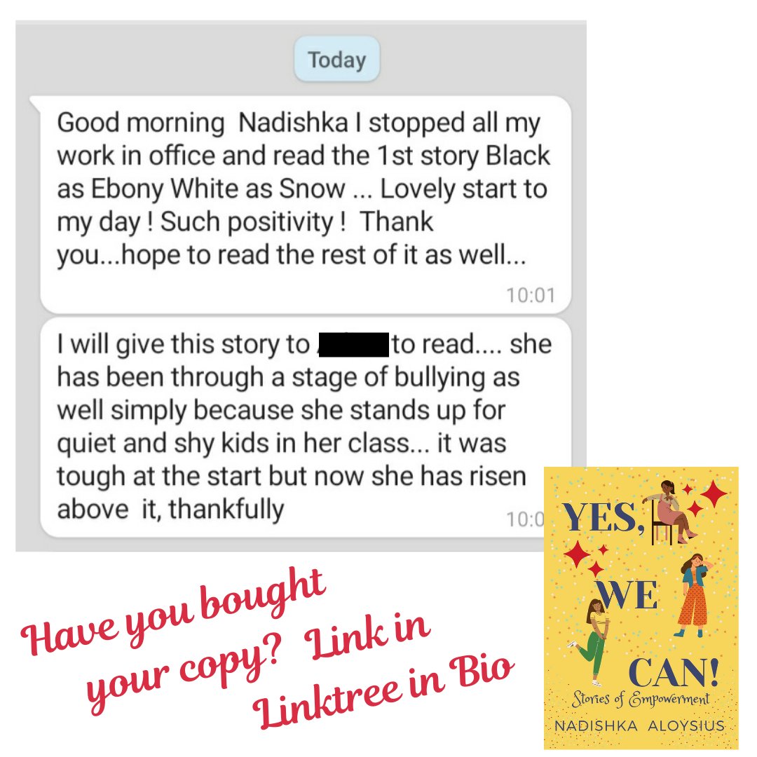 New Release!
I just have to #sharethejoy 
Woke up to this #bookreview 
Grab a copy amazon.com/dp/B095Y6PKL8 
#launchday #yeswecan #uppermiddlegrade #readers #iamwriting #WritersSupportingWriters #indieauthor #kindledeals #book #author #srilanka #diversebooks #goodreads #readnow