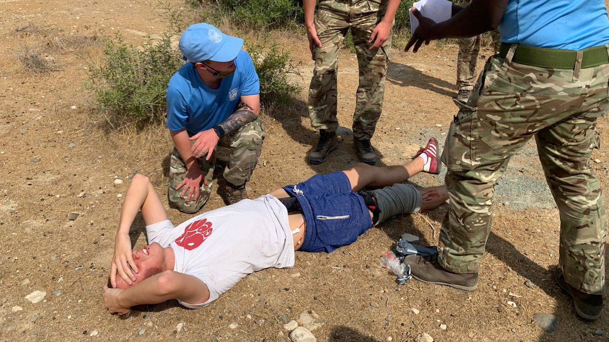 6RegtRLC's tweet photo. Our Mobile Force Reserve on #OpTOSCA 🇺🇳 took part in a military skills competition, organised by two of their Cpls.
Teams competed in physical, leadership and navigation challenges, as well as a casualty scenario 🏃♂️🪖🩹🧭
@UN_CYPRUS @UKArmyLogistics @102LOGX https://t.co/Rgw91dy1PC