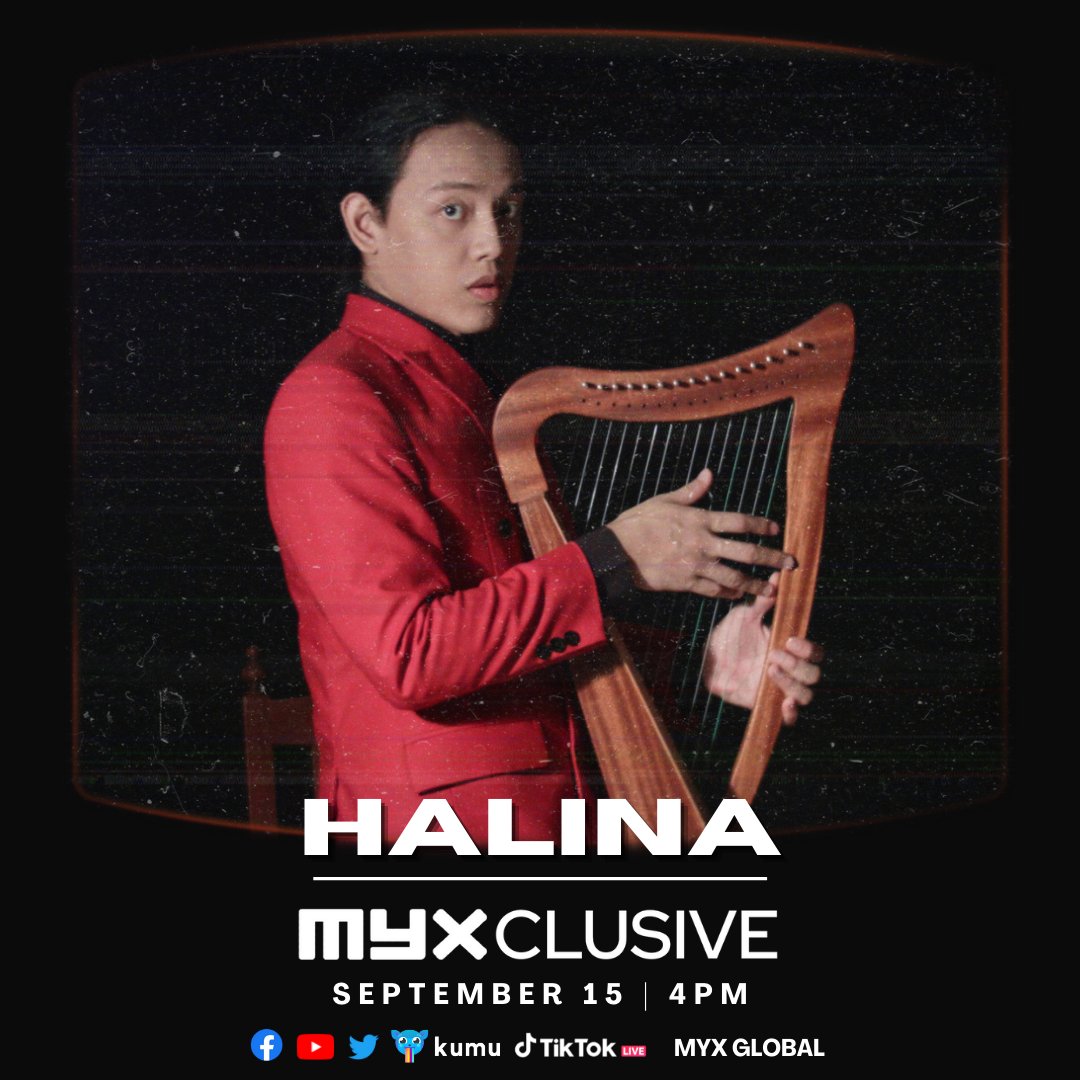 myxglobal's tweet photo. We're going LIVE with Halina on #MYXclusive at 4pm today! Watch it here on Twitter, MYX Global Facebook page, YouTube channel, TikTok, and kumu accounts.

No kumu yet? Download the app here now: https://t.co/odz1kaz4Uv https://t.co/8oLRiR5Vdk