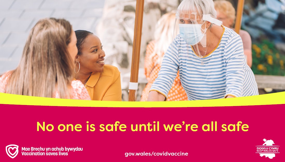 If you haven’t had your first vaccine yet; contact your local health board to book an appointment 👇
gov.wales/covidvaccine