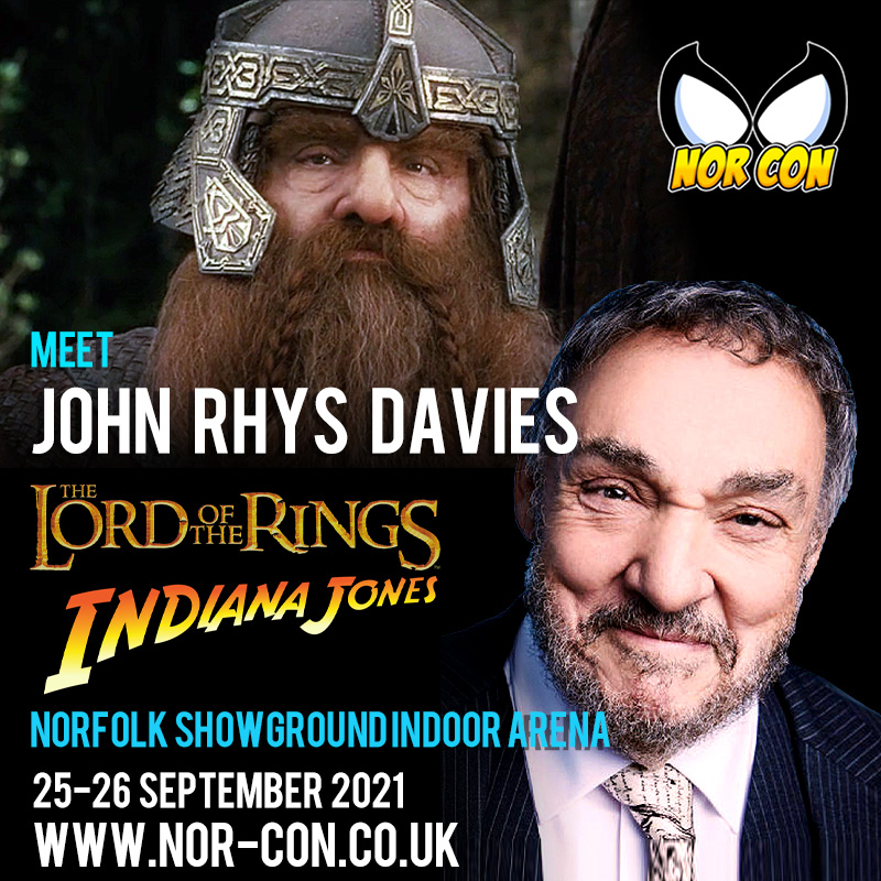 Come say a hello to Lord of the Rings and Indiana Jones legend JOHN RHYS DAVIES at NORCON on 25-26 September.

Ticket only event - tickets available online at nor-con.co.uk 

#norconlegend #norconlegends #IndianaJones #LOTR
