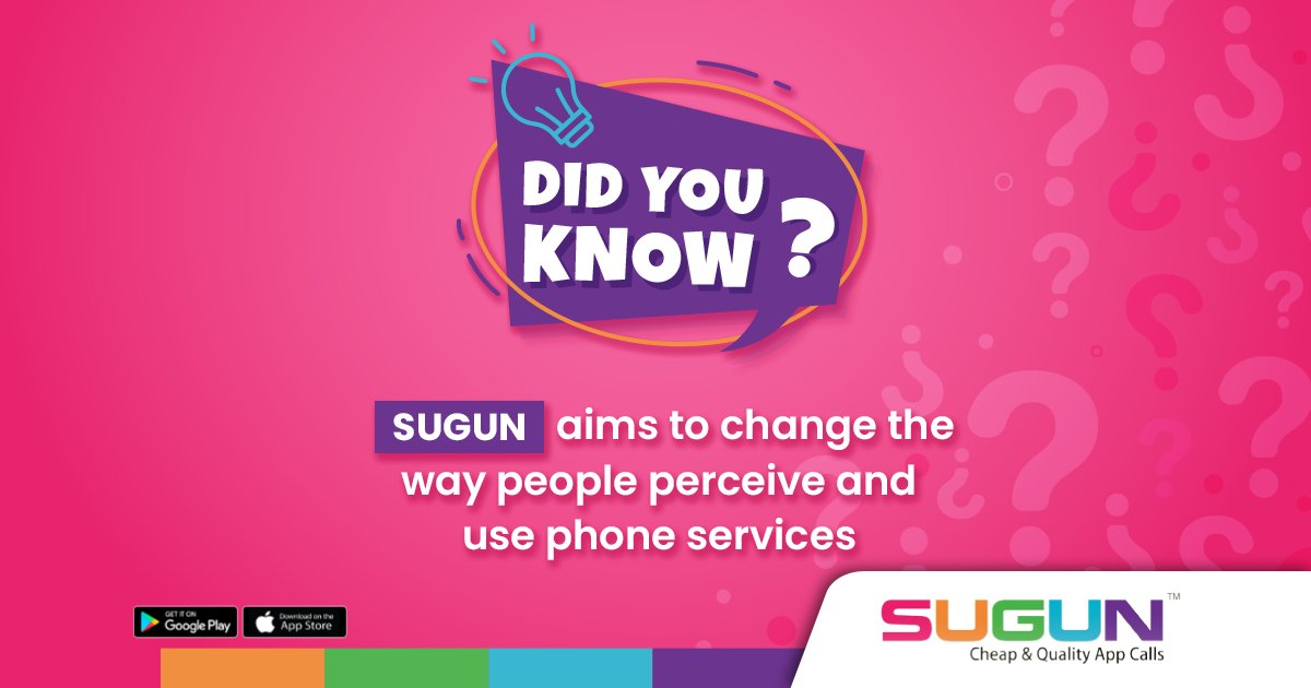 While existing platforms provide basic services, we at Sugun strive to perfect the process by creating a service that can cater to anyone's telephony wherever they are

#sugunmobi #unique #services #uk #calls #worldwide