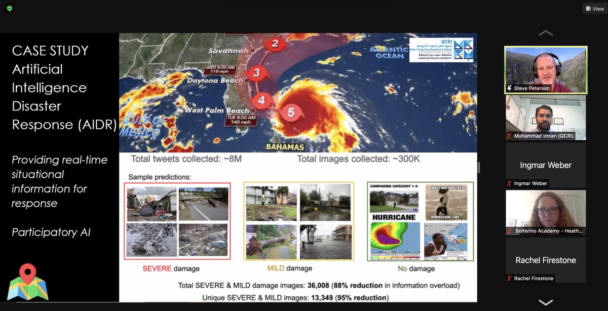 Muhammad Imran (@mimran15) on Twitter photo Had a great pleasure speaking at <a href="/nesta_uk/">Nesta</a> event today abt collective intelligence aspects of our <a href="/aidr_qcri/">AIDR</a> and a joint deployment for rapid damage assessment during Hurricane Dorian with <a href="/EmergencyComms/">Steve Peterson</a>
Work done at <a href="/Qatarcomputing/">QCRI</a> with <a href="/ferdaofli/">ferda ofli</a> <a href="/theumairqazi/">Umair Qazi</a> <a href="/firojalam04/">Firoj Alam</a> Had a great pleasure speaking at <a href="/nesta_uk/">Nesta</a> event today abt collective intelligence aspects of our <a href="/aidr_qcri/">AIDR</a> and a joint deployment for rapid damage assessment during Hurricane Dorian with <a href="/EmergencyComms/">Steve Peterson</a>
Work done at <a href="/Qatarcomputing/">QCRI</a> with <a href="/ferdaofli/">ferda ofli</a> <a href="/theumairqazi/">Umair Qazi</a> <a href="/firojalam04/">Firoj Alam</a>