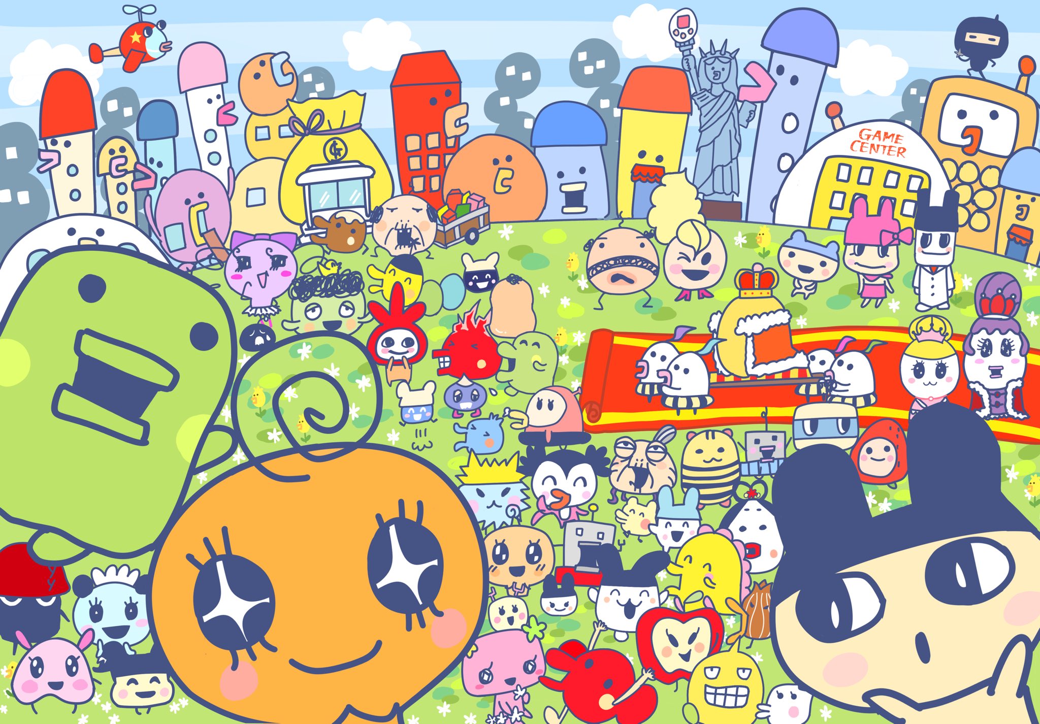 ゆう 大好きなたまごっち 描きました 絶対描きすぎた たまごっち イラスト 絵描きさんと繋がりたい T Co Rvimelzyqf Twitter