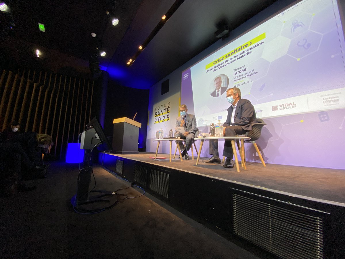 EchosParisien_E's tweet photo. #sante2025 | #Numérique : "La crise a accéléré la transformation interne de nos opérations digitales. Notre relation assurée avec le compte #Ameli est forte de près de 40M de clients."
Thomas Fatôme - DG @ameli_actu 

#assurance #santé #tech #innovation #covid #covid_19 https://t.co/VNjmcdt5C9
