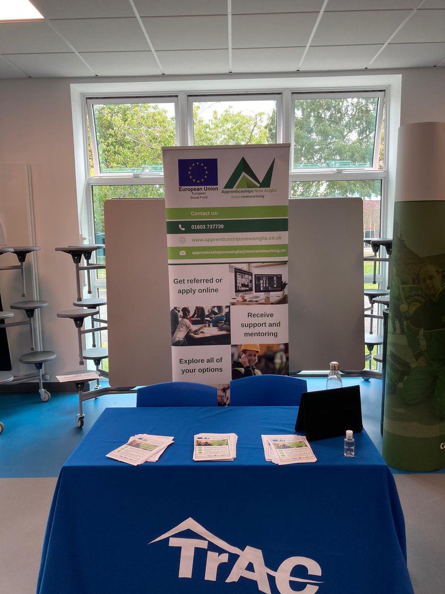 One of our Apprenticeship Mentors, Jack, attended the Wymondham High careers fair today! 👏🏼😁 <a href="/WyHighAcademy/">Wymondham High Academy</a> 

#Apprenticeships #Norfolk #Suffolk #EarnWhileYouLearn #BuildTheFuture