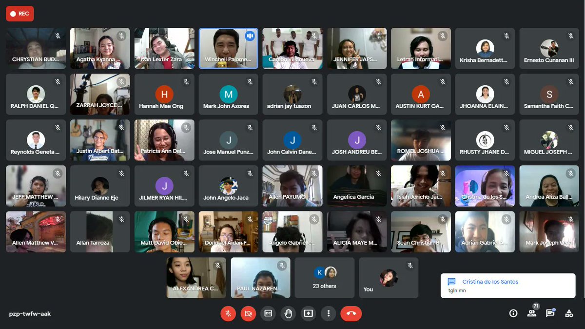 LITSManila's tweet photo. The Letran Information Technology Society had their  online General Assembly entitled ITDA General Assembly: Building a Strong Foundation via Google Meet. We would like to thank all of the professors, Information Technology and Digital Arts students who attended the said event.💙 https://t.co/3EPSVemlDh