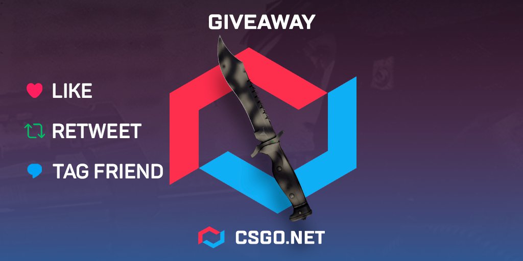 New #GIVEAWAY 🤩
1 skin:
★ Bowie Knife | Scorched (WW) 🔪

- Follow us
- Like and RT
- Tag your friend

▶️ Ends Sep 19, 2021! Winner should DM within 10 days. Skin will be sent within 10 days

#mycsgo #csgonet #gamer #amazing #pcgamer #globaloffensive #csgovideo #csgo #setup