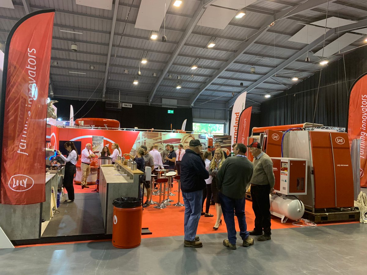 LelyAtlantic's tweet photo. It's great to see so many visitors to the @LelyMidlands stand at @ukdairyday. You can find it in Hall 2, stand 228 ⭐
#ukdairyday #teamdairy #lely #farmrobots #milkingrobots #farminginnovators https://t.co/nRgIJFrE1C