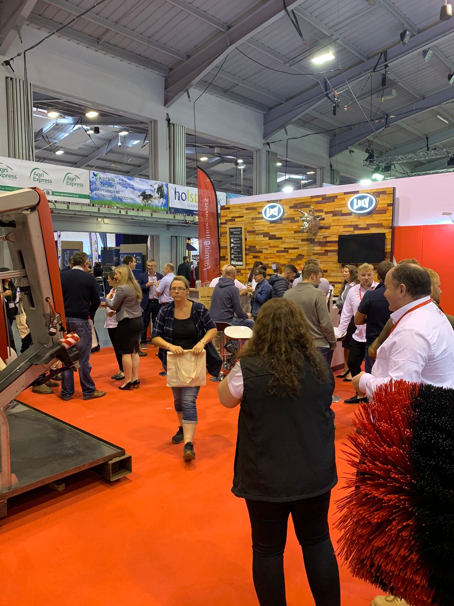 LelyAtlantic's tweet photo. It's great to see so many visitors to the @LelyMidlands stand at @ukdairyday. You can find it in Hall 2, stand 228 ⭐
#ukdairyday #teamdairy #lely #farmrobots #milkingrobots #farminginnovators https://t.co/nRgIJFrE1C