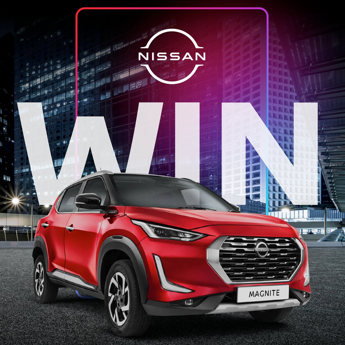 Enter Magnite Mission to stand a chance to WIN the new Nissan Magnite