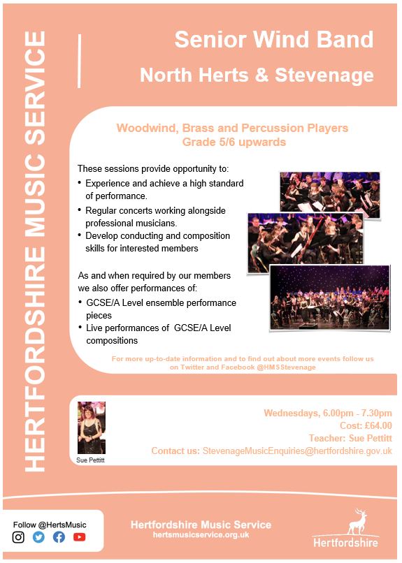 To be part of the amazing North Herts and Stevenage Senior Wind Band, please register @ surveys.hertfordshire.gov.uk/s/musicgroups/ 
@hertsmusic <a href="/stevenagefest/">Stevenage Festival</a> <a href="/ClubStevenage/">Stevenage Rotary Club</a> <a href="/StevArtsGuild/">Stevenage Arts Guild</a> <a href="/NobelSchoolUK/">The Nobel School</a> <a href="/MusicJHN/">JHN Music Dept</a> <a href="/BarnwellSchool/">Barnwell School</a> <a href="/taa_mu/">Thomas Alleyne Music</a> <a href="/marriottssch/">Marriotts School</a> @HMSNorthHerts @HMSBaldock <a href="/HMSRoyston/">Royston Music School</a>