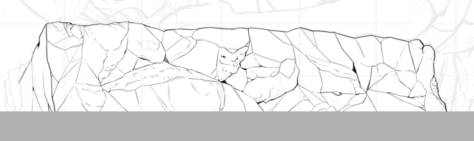 無限に描いていられるコンクリートの断面 