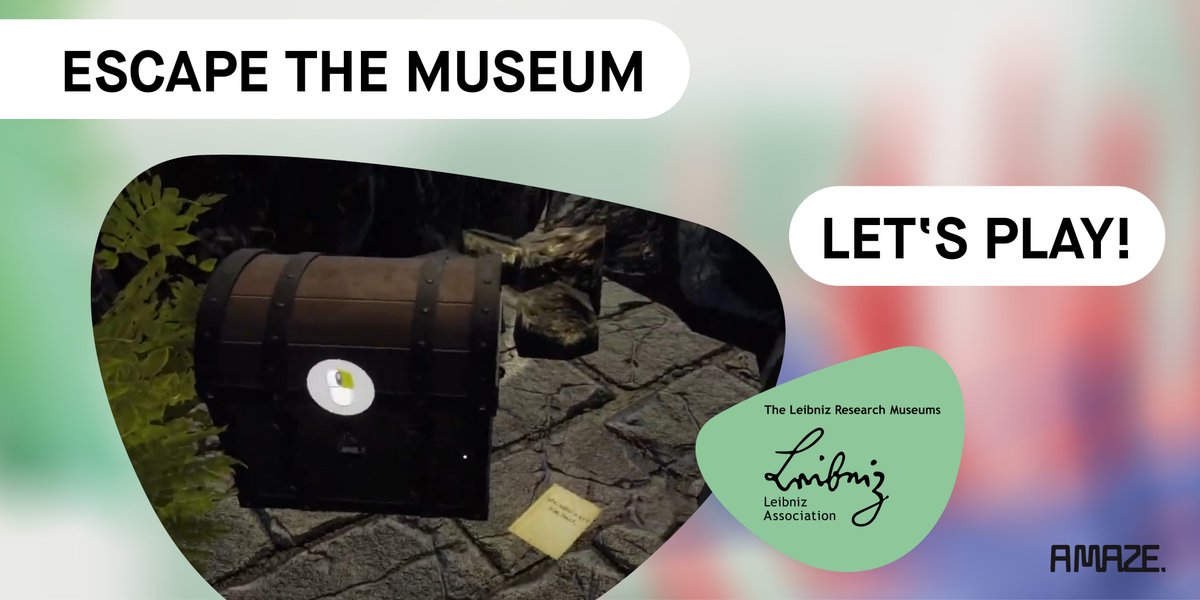 LeibnizWGL's tweet photo. Trapped in a mysterious ruin - what now? Find the hidden objects of the #LeibnizMuseen to escape back home! Try out and like your favorite Museum #Games here👉https://t.co/RT9CypC2tb
@AMazeFest @TrappedPredator
#AMaze2021 #escapegame #AMazeMuseums #AWorldinMotion https://t.co/nMzLi74Lu7
