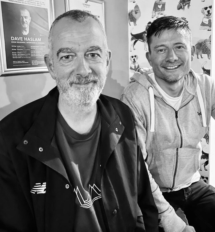 Tales of the city, music, clubs, scallywags and anarchists…old faces and lots of reminiscing, thank you <a href="/Mr_Dave_Haslam/">Dave Haslam</a> and everyone who came down for an excellent night!  #davehaslam #boardwalk #hacienda #indieurmston #loveurmston #urmston