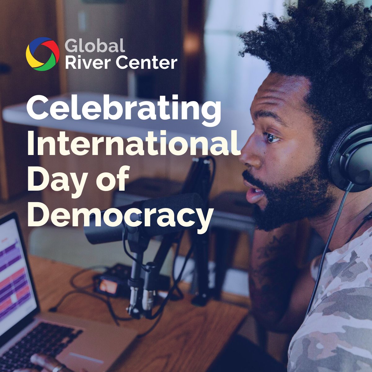 rivercentr's tweet image. At Global River Center we believe that Democracy is essential in #BuildingBetterFutures.

That is why the GRC solution supports the UN focus on developing media literacy and digital safety.

Happy International Day of Democracy! 🎉

(Photo by Soundtrap on Unsplash)
