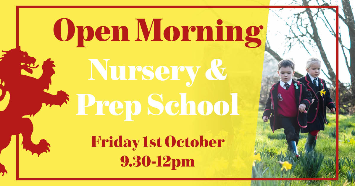 Nursery &amp; Prep School Open Day

FRIDAY 1ST OCTOBER 09.30-12.00

If you would like to join us, please register online Luctonschool.org or email admissions@luctonschool.org

#Herefordshire #LuctonSchool #OpenDay