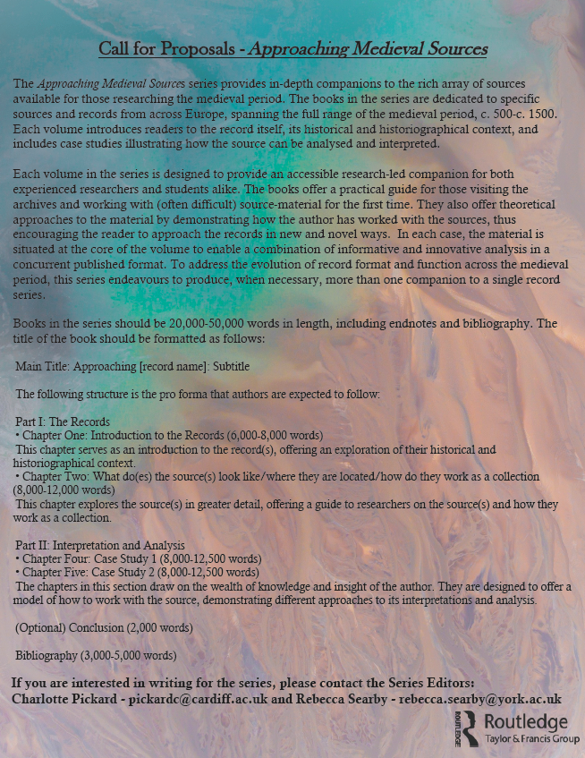 Approaching Medieval Sources tweet media