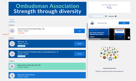 OmbudAssoc's tweet photo. Looking forward to welcoming everyone to our conference today and the discussions around how to ensure and harness diversity #OAConference21 #StrengthThroughDiversity https://t.co/KpK0PY0nLz