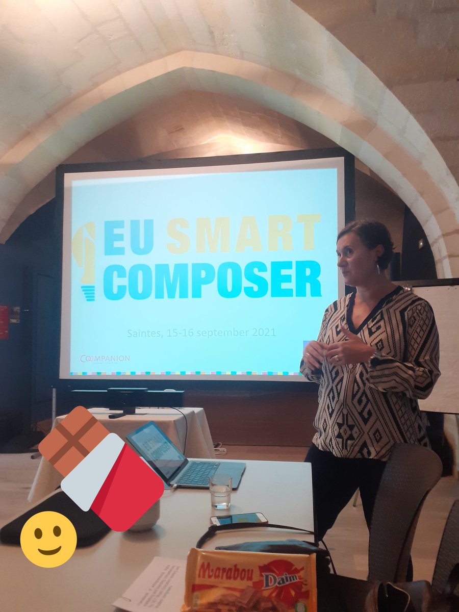 #eusmartcomposer #music #entrepreneurship #erasmus
Our transnational meeting has started in Saintes with a special swedish gift to welcome us ! #workinggroup