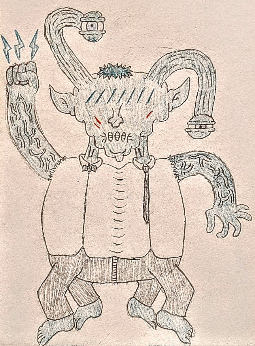 LogTindell's tweet photo. "Jab: The Monster with Two Necks and Four Feet"

#art #myart #artontwitter #handdrawn #handdrawing #drawing #illustration #cartoon #cartoonart #cartoons #originalcharacter #monster #monsterart  #darkfantasy #fantasy #fantasyart #darkfantasyart #artistontwittter #artistsontwitter https://t.co/MsMWj4gBtp