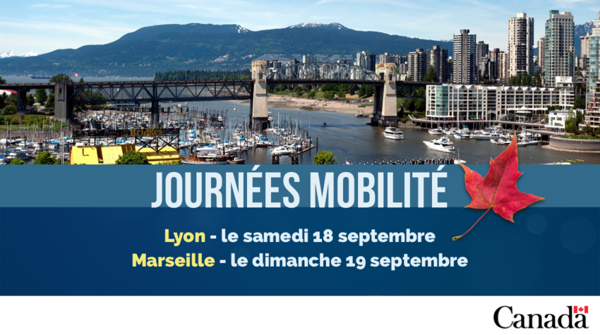 FTravail_13's tweet photo. Journées mobilité au Canada le 19 septembre à Marseille : conférences et rencontres autour des opportunités pour y étudier et travailler. L’équipe #mobilité internationale de @poleemploi_13 présente pour informer, conseiller, préparer les candidats
Infos👉https://t.co/Xzod9tNVcD https://t.co/Uuz40EXJQ6