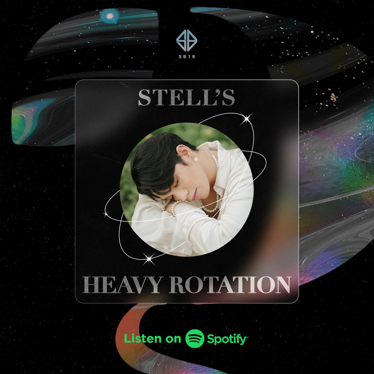 SB19Official's tweet photo. Check out #SB19_STELL's exclusive playlist on @Spotify_PH now, and tell us which song is your favorite! 

🎧 Listen HERE: https://t.co/ZoQGGNcuDG

#SB19StellSpotifyPlaylist #SpotifySB19ATINto https://t.co/bIRrAotWDc