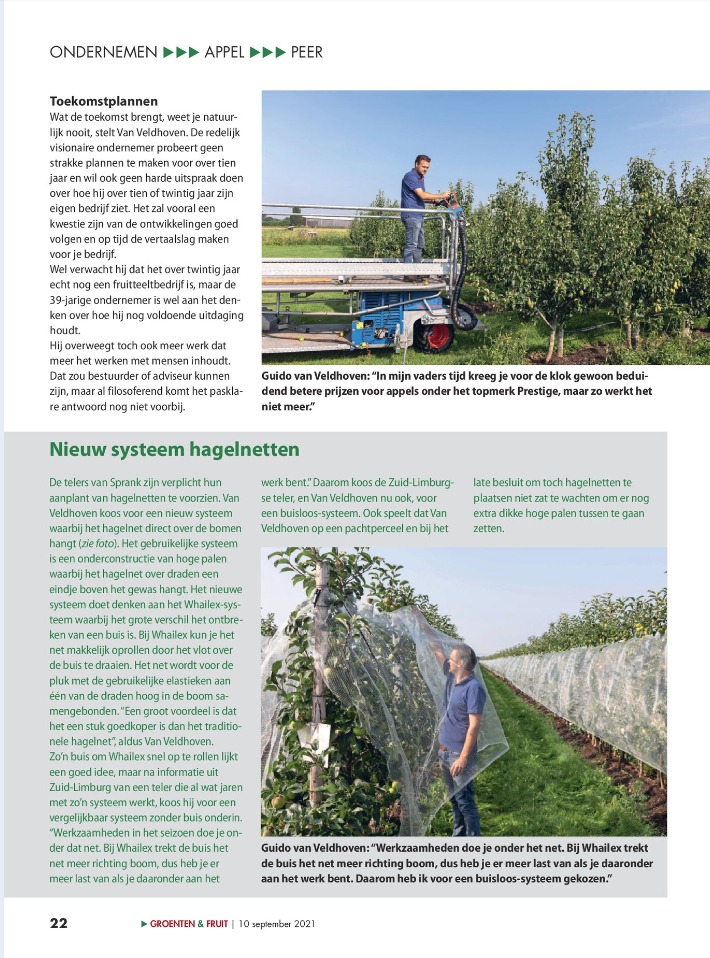 Leuk interview gehad met "De enige echte Fruitteelt-journalist van Nederland" <a href="/Fruitteeltinfo/">Wouter van Teeffelen</a>