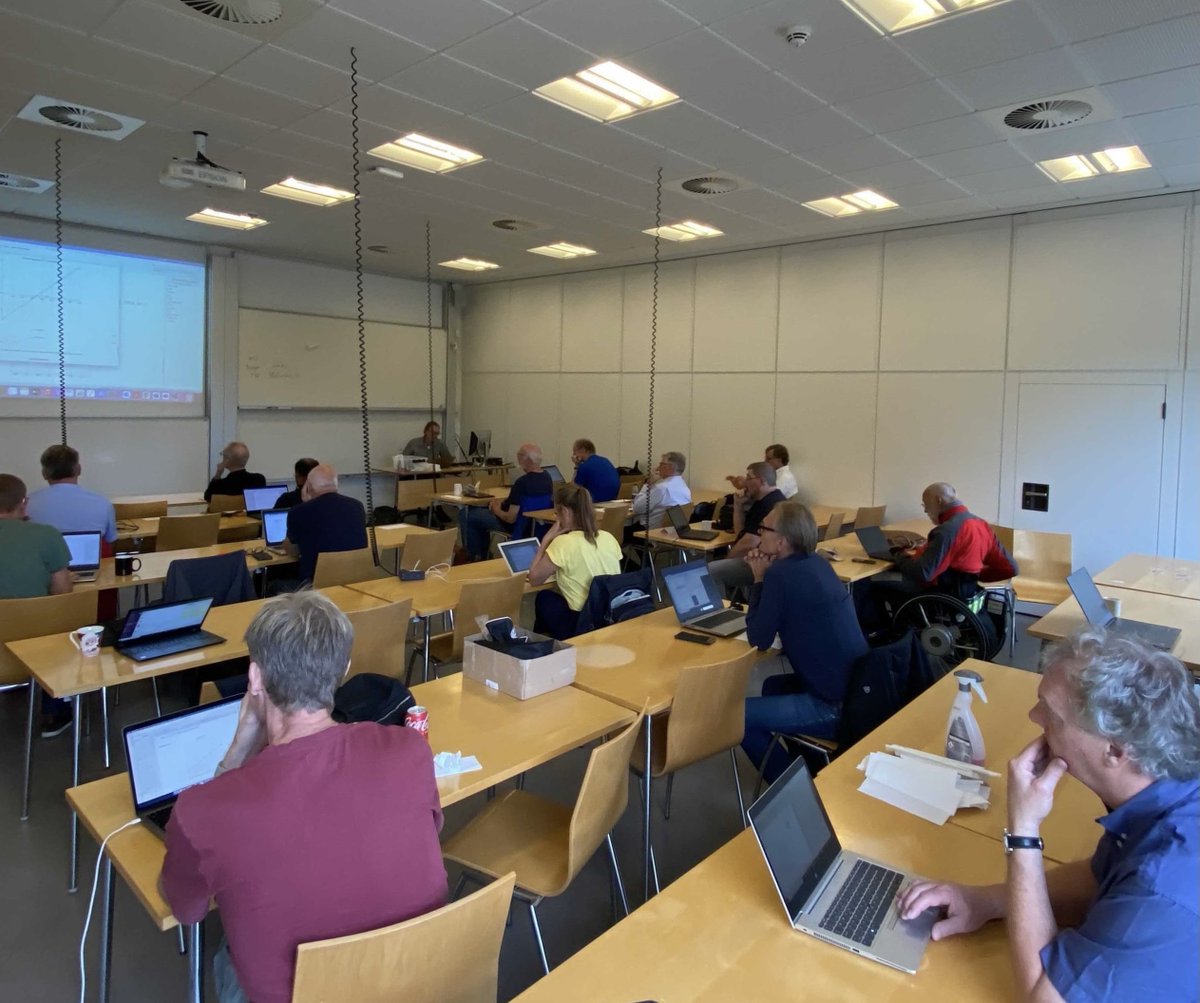 maplesoft's tweet photo. Happy to be with good friends @DTUtweet and @scimath_dk in Copenhagen for a day of talks and training exploring Maple in use at all levels of the education system. Thanks to all of those who've been able to attend in person - if you missed out, contact @MaplesoftKen for a recap. https://t.co/peMqVhWiD2