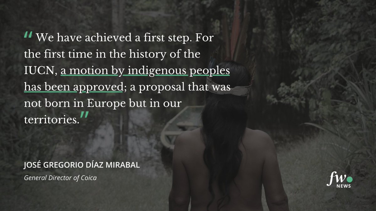 fwn_science's tweet photo. 🌳At the congress of @IUCN, campaigners and governments have voted to protect 80% of the #Amazon by 2025. 

🌏The general director of Coica described it as “a plan for the salvation of indigenous peoples and the planet”

Read more ↩️https://t.co/mJ2sgj1Y44 https://t.co/mgJjfWsLIL