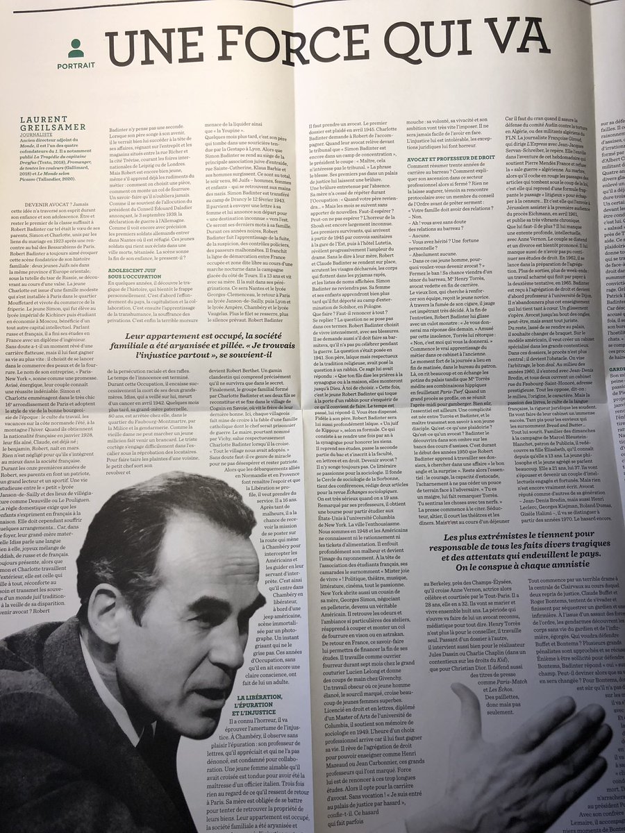 « Je ne pense pas qu’on est bien fait d’abolir la peine de mort », déclare ce matin Eric Zemmour. Il est indispensable de lire l’entretien de Robert Badinter dans <a href="/Le1hebdo/">Le 1</a> : «  la justice qui tue n’est pas la justice ».