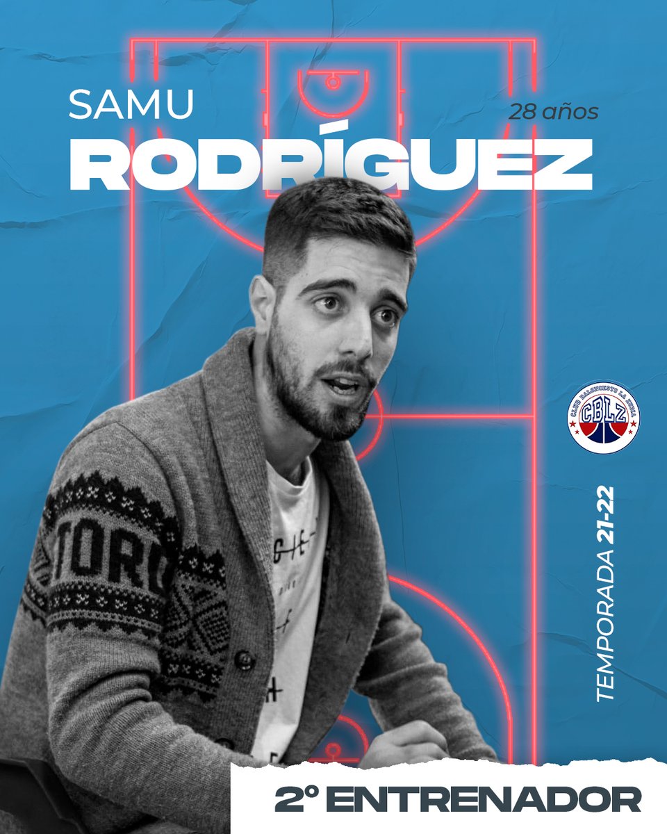¡Buenos días! 

El segundo de abordo de nuestro primer equipo es un entrenador más que conocido en el baloncesto granadino, y ya debutó con victoria el pasado sábado en Jaén.

¡Bienvenido Samu Rodríguez!

#CBLZ2122

facebook.com/16883118047289…