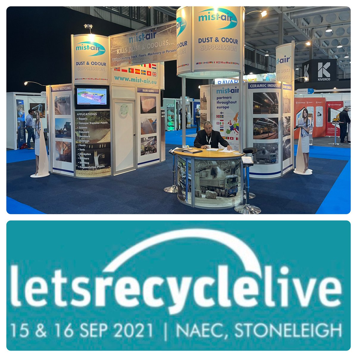 Been a couple of years since our last exhibition, we are hear to talk about all your dust suppression needs, looking forward to seeing everyone again. 
Find us on Stand F1 in Hall 2 #letsrecyclelive #dustcontrol #dustsuppression #odourcontrol