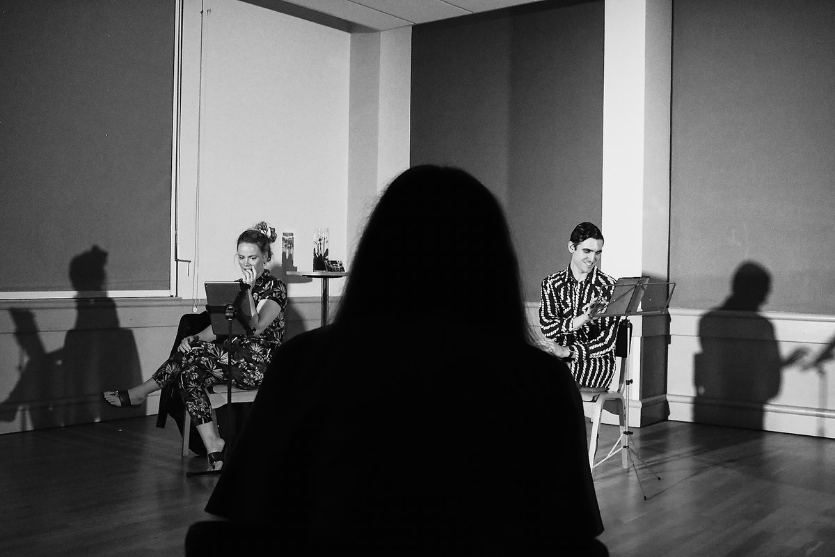 A few snaps from our week long residency at <a href="/LighthousePoole/">Lighthouse Poole</a> as part of SANCTUARY, developing #DEBUTdrag with <a href="/missdavidaloca/">Davida Loca</a> @DavidSean_F <a href="/LizzieJHolmes/">Lizzie Holmes</a>, Felicity Green &amp; <a href="/B_F_Hamilton/">Benjamin Hamilton</a> 

Can you spot when Miss Davida is herself and when she's filling in for the baritone 🤣😍