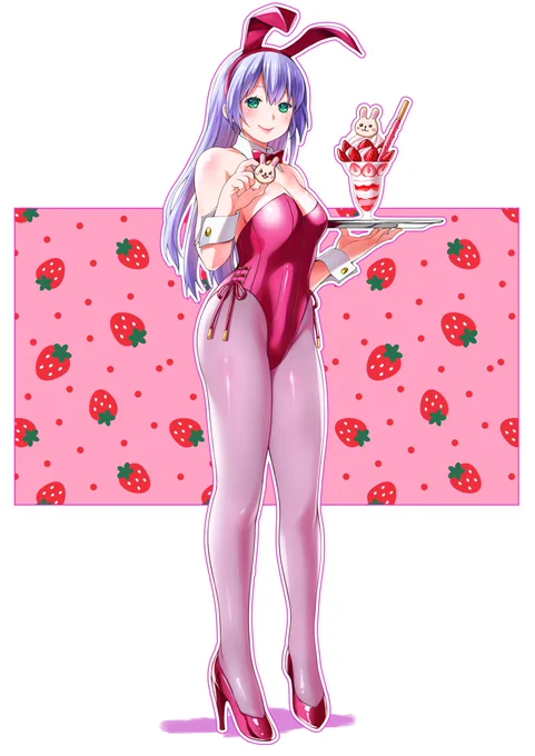バニー on パフェ🍓

#バニーガール 