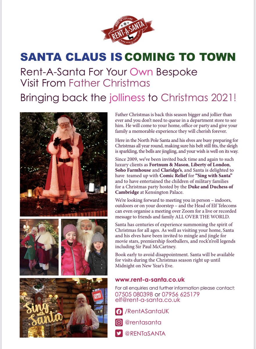 North Pole HQ is now open for #Christmas2021 #Santa #SantaClaus #FatherChristmas #ChristmasinLondon