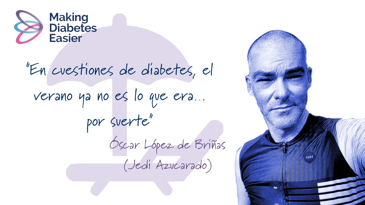 Ha terminado el verano, ¿cómo lo habéis pasado?
Hoy en nuestro blog contamos con la firma de <a href="/oscarbrinas/">Óscar Lpz. de Briñas</a> (<a href="/JediAzucarado/">Jedi Azucarado</a>), que nos habla de cómo han cambiado los veranos para las personas con #diabetESP gracias a los últimos avances.

makingdiabeteseasier.com/es/vivir-con-d…
