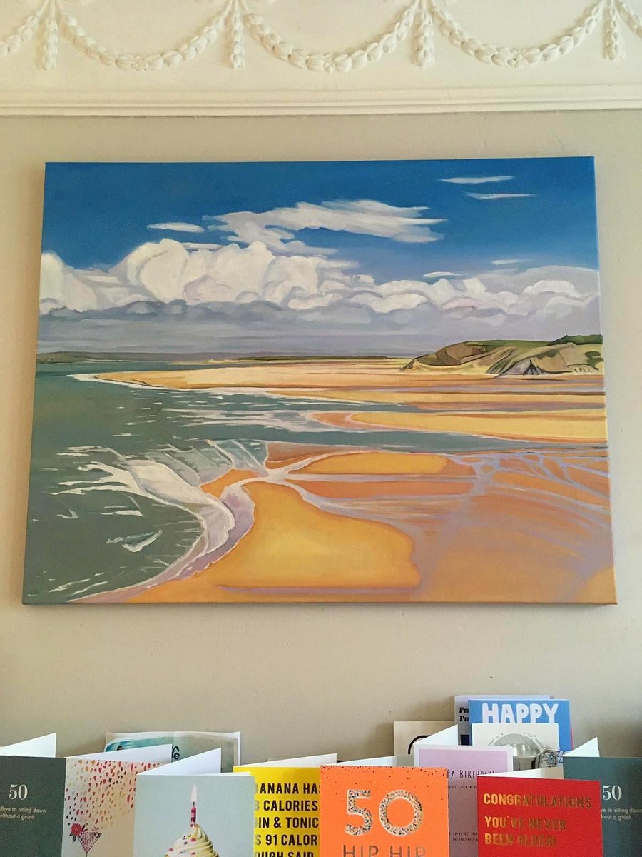 "... it was my wife's birthday yesterday and she absolutely loves her painting. Thank you."
Delighted to see this commissioned work in a collector's home! 
Commission me to paint your favourite place, details here - emmafcownie.com/commission-pai…