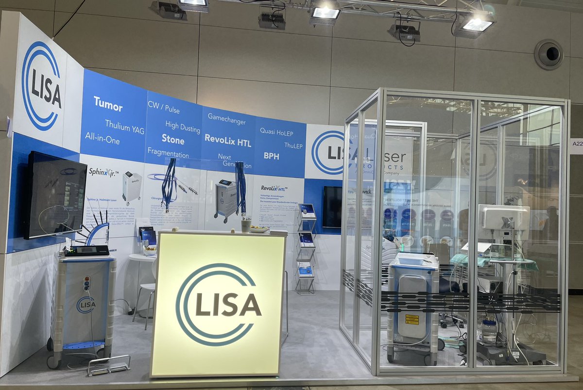 LISA Laser (@lisalaseruro) on Twitter photo LISA @ DGU21! Testen Sie den neuen #RevoLixHTL an unserem Stand A #22. Wir freuen uns auf Ihren Besuch! 
#DGU21 #Stuttgart #ThuliumYAG #Steine #ThuLEP #Urologie LISA @ DGU21! Testen Sie den neuen #RevoLixHTL an unserem Stand A #22. Wir freuen uns auf Ihren Besuch! 
#DGU21 #Stuttgart #ThuliumYAG #Steine #ThuLEP #Urologie