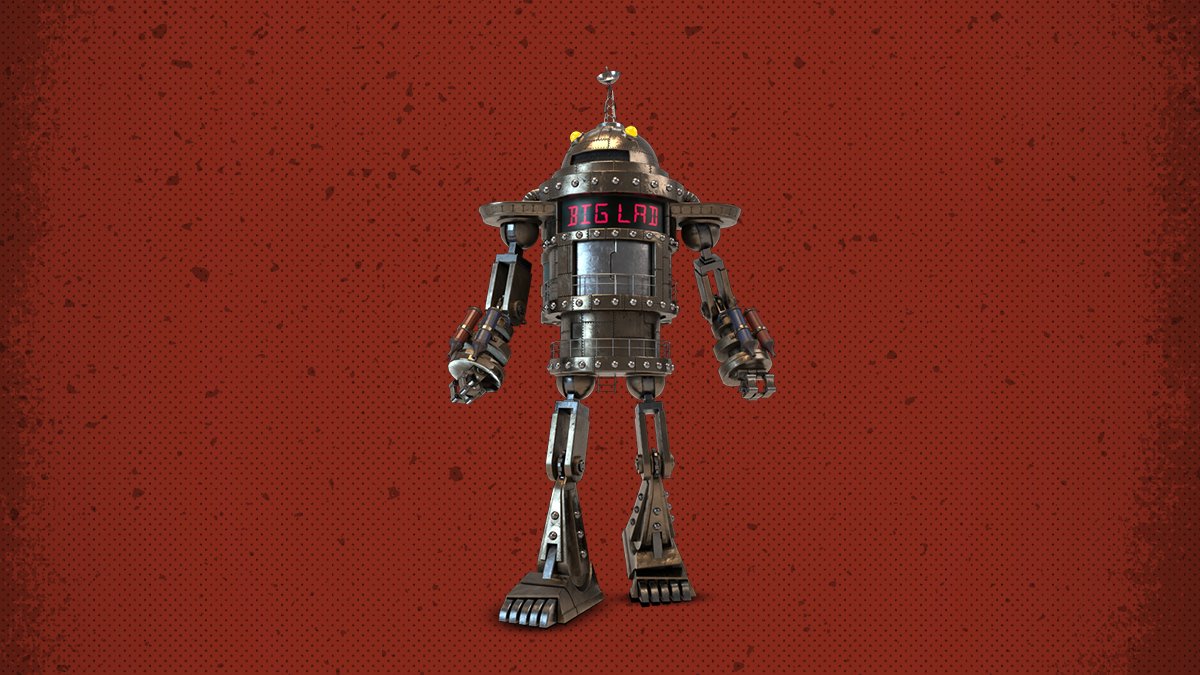 thebigfixup's tweet image. Meet the cracking voice actors in #fixupthecity
#JoeSugg is Big LAD: Wallace's biggest contraption yet, specially designed for city-scale scouring. Complete with a state-of-the-art control room and LED chest, this colossus will get the city fixed in no time!