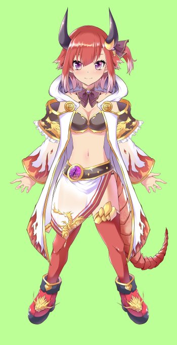 Live2Dで作ったドラゴン娘ちゃんを嫁入りさせるつもりで、宣伝用に色々試し撮りしてるんだけど、可愛いから見てほしい
特にギザ歯がね・・・可愛いと思うの(親ばか)
#Live2D #オリキャラ #イラスト 