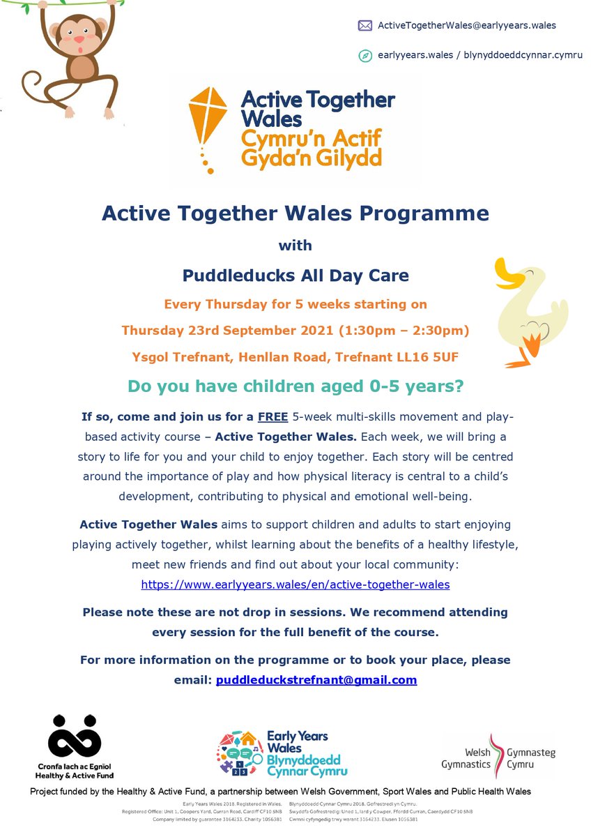 Welsh Active Early Years tweet media