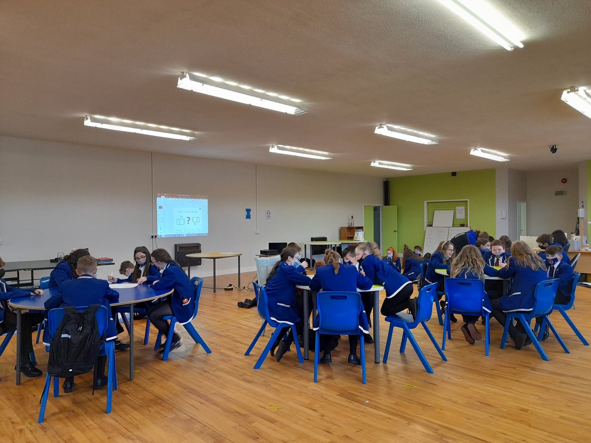 Great busy day with lots of discussion yesterday. <a href="/StKevinsCollege/">St Kevin's College</a> #lisnaskea delivering <a href="/OURGenCYP1/">OUR Generation Project</a> <a href="/amhNI/">Action Mental Health</a> #ProvokingThought to 6 Yr8 classes