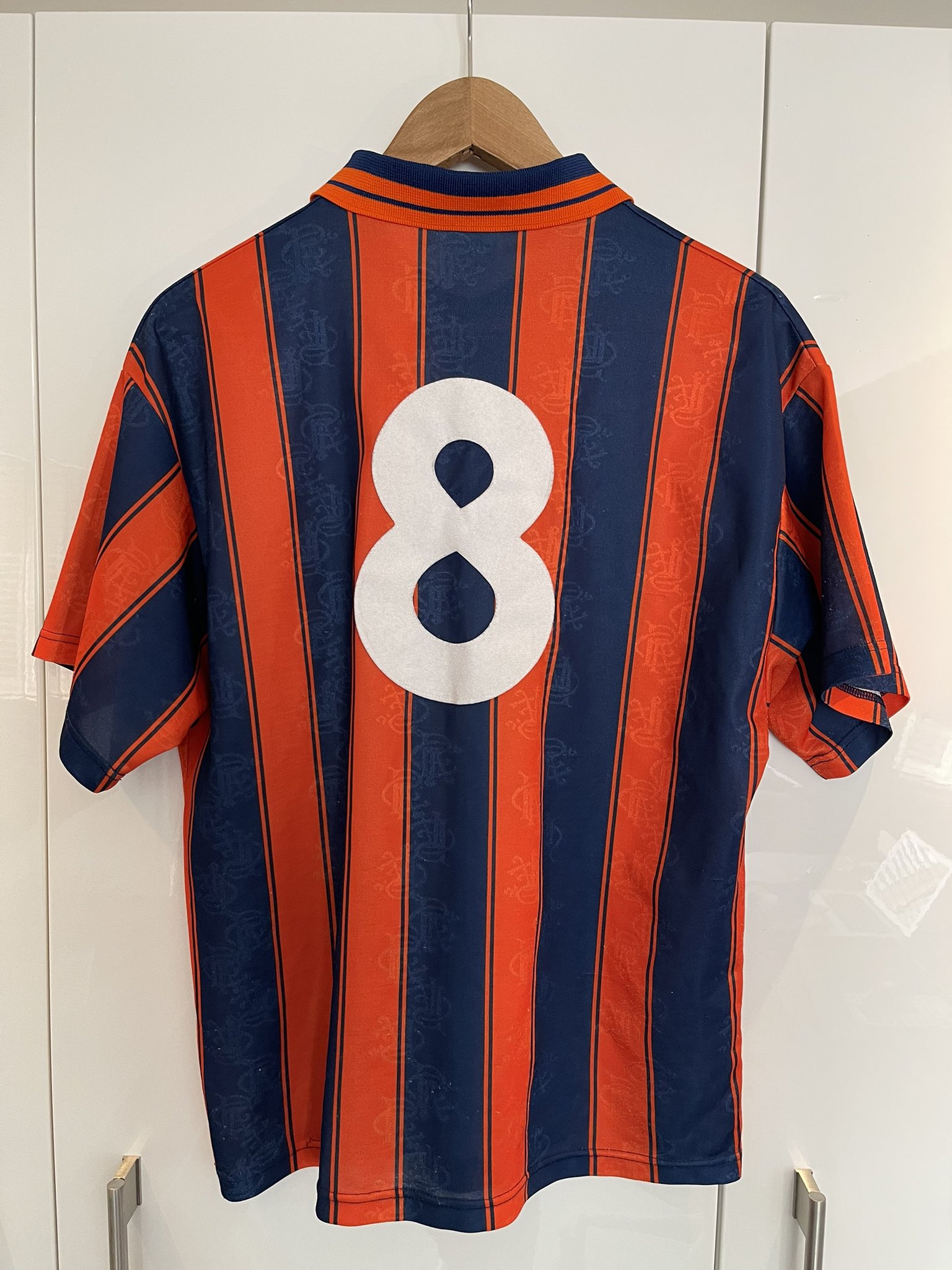 1992-93 Rangers Away Shirt - 8/10 - (M.Boys)