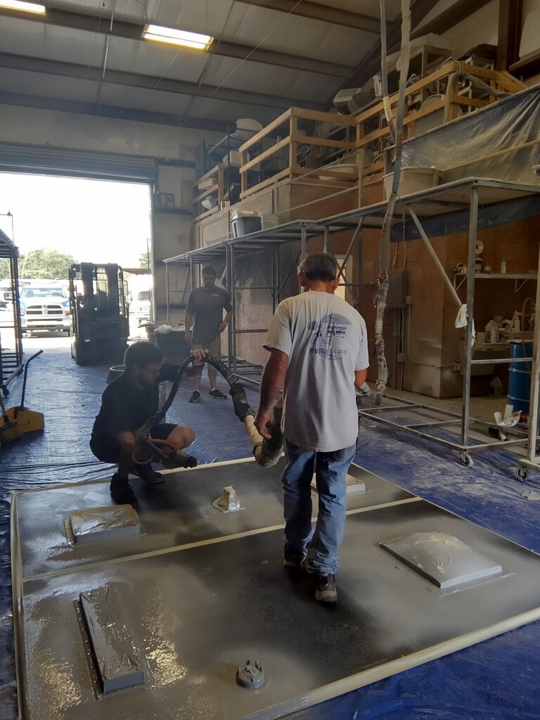 The new Nebraska shop just started training!  Location and contact details will be shared soon, so keep an eye out!

#rvroof #rvrepair #nebraska #flexarmor