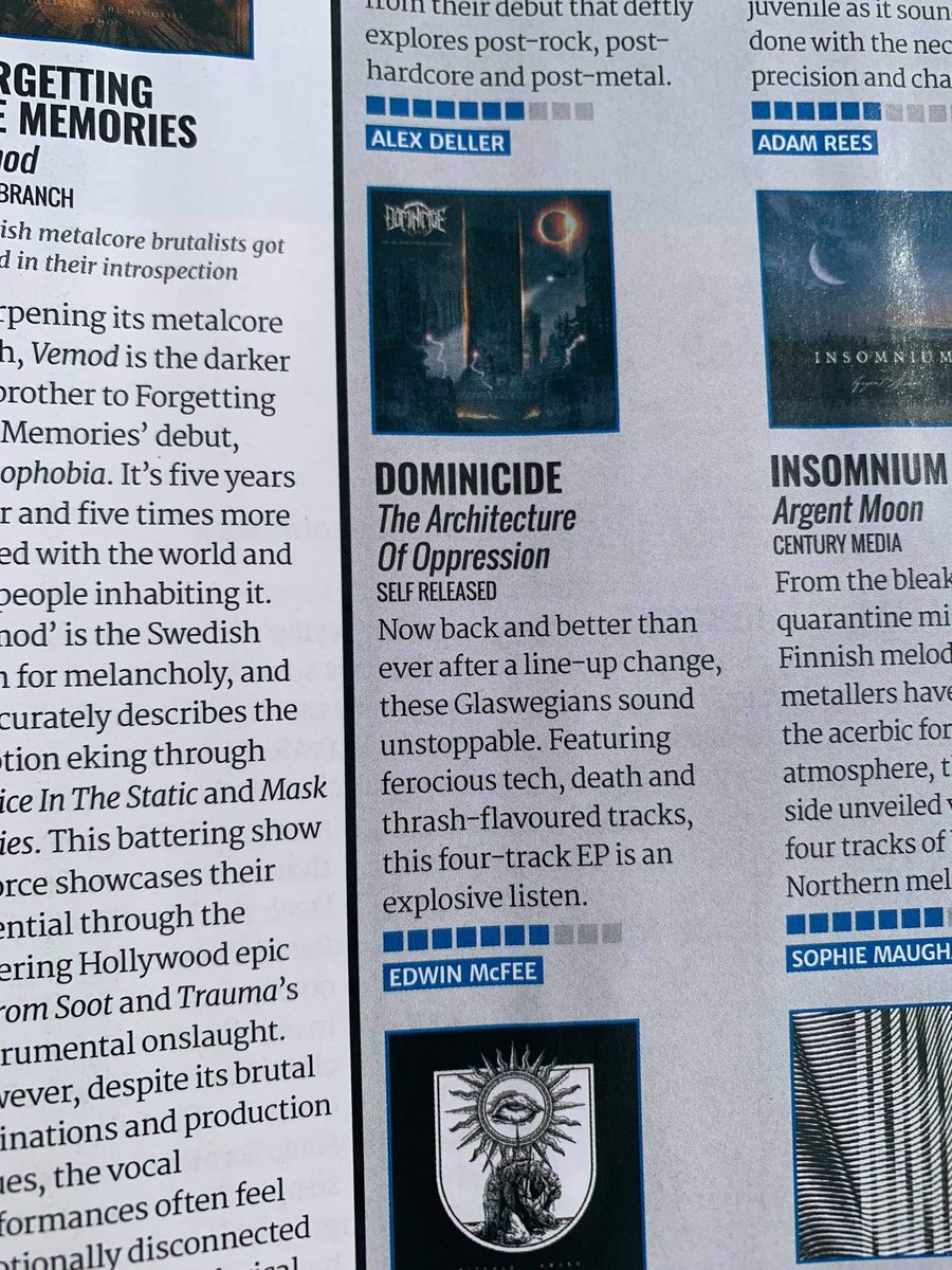 The Architecture Of Oppression EP

7/10 on <a href="/MetalHammer/">Metal Hammer</a>. We are blown away!