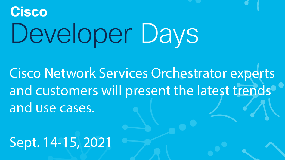 CiscoSP360's tweet photo. #CiscoDevDays virtual event day 2 shows why #serviceprovider and enterprise practitioners are choosing #CiscoNSO to accelerate time to revenue. Register now: https://t.co/oBwdzcd9ZO @CiscoDevNet #NetworkAutomation https://t.co/7JZsBxuPOx
