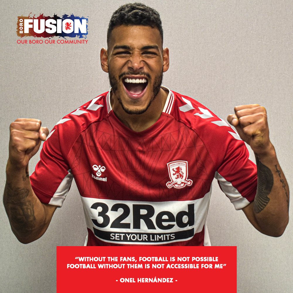 Now, wearing the colors we’re passionate about, we welcome Onel Hernández.

Welcome to the Boro family!
-
#boro #borofusion #onelhernandez #football #footballplayer